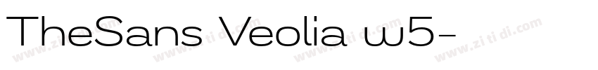 TheSans Veolia w5字体转换